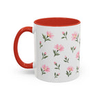 Montana Bitterroot Mug, State Flower Floral Coffee Cup, 11oz Botanical Gift
