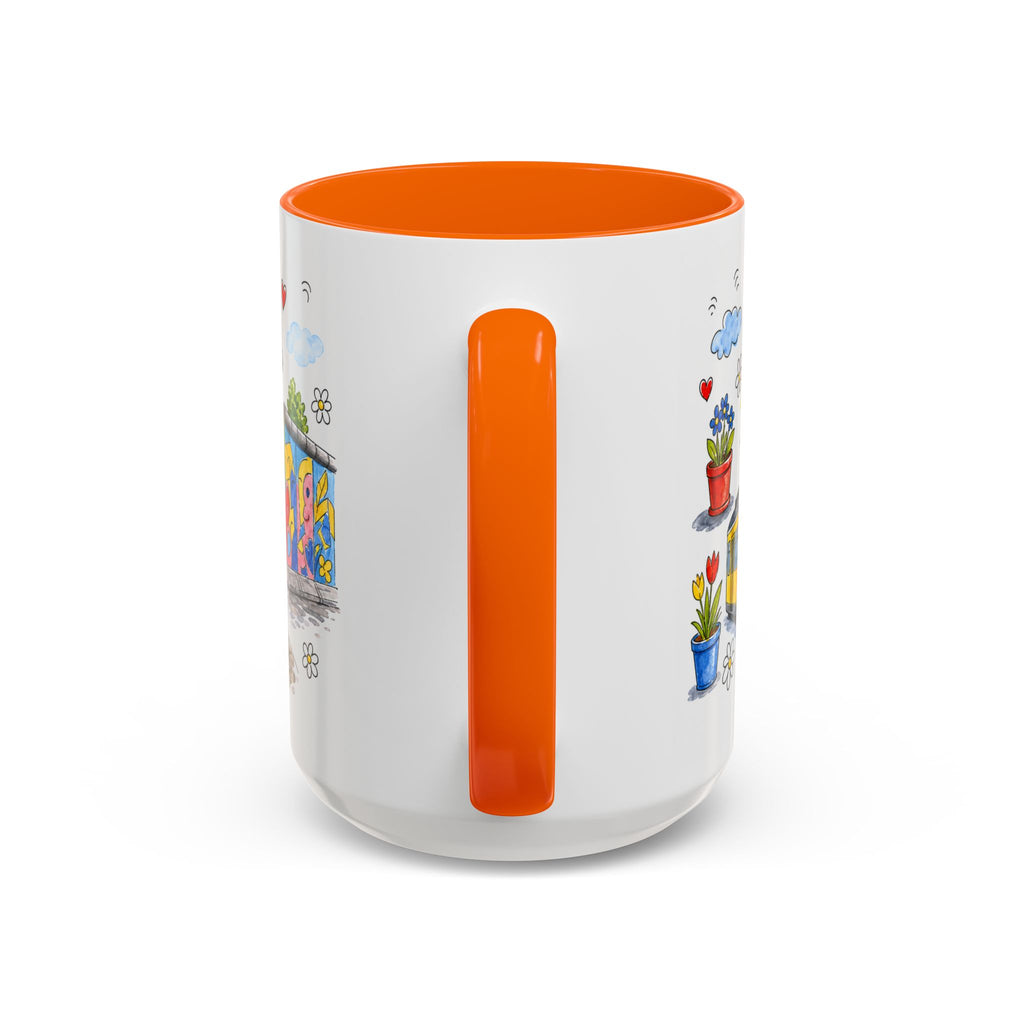 Berlin Travel Mug | European City Souvenir Accent Coffee Mug | 11oz 15oz Ceramic Cup