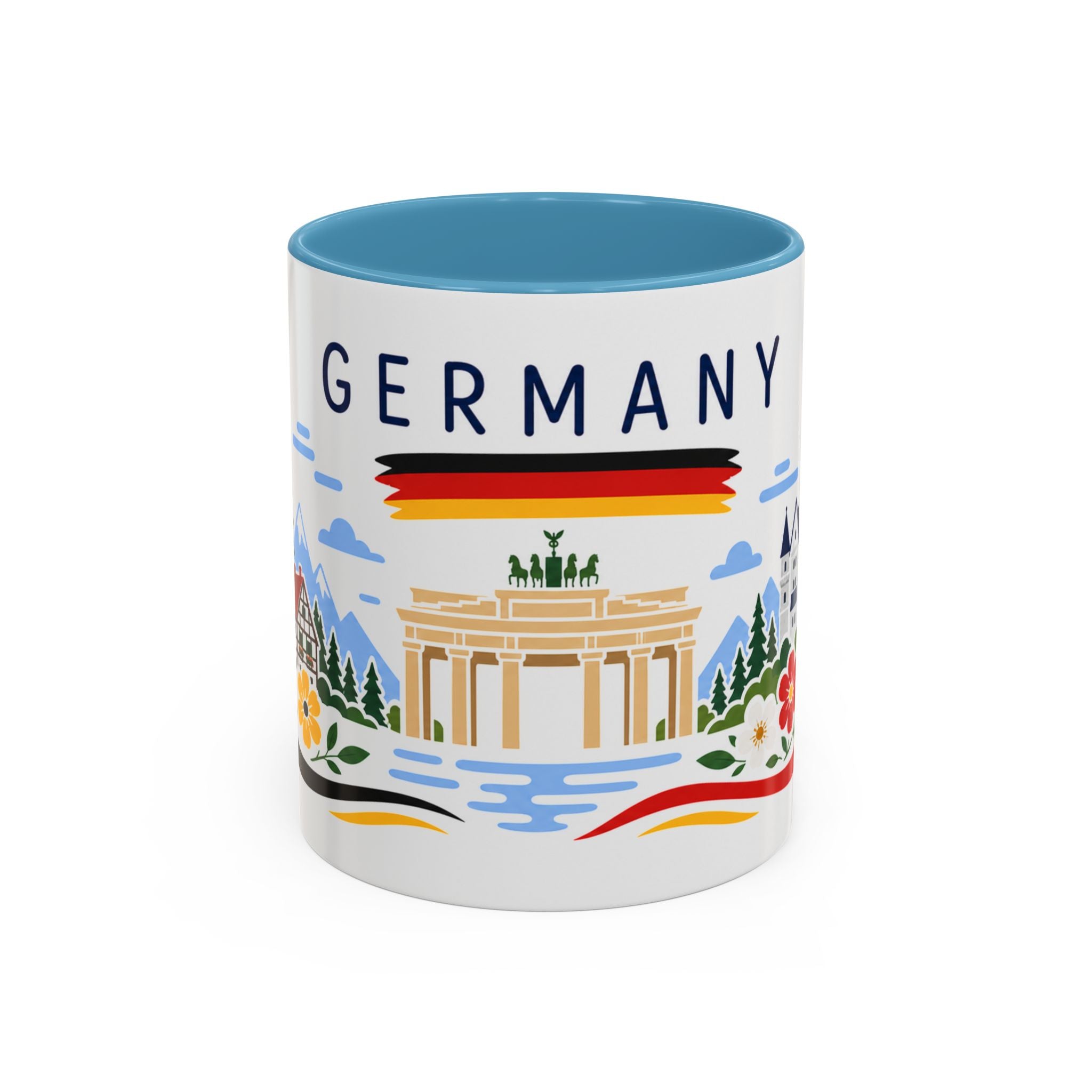 Germany Coffee Mug | Travel Souvenir Accent Mug | Country Gift Ceramic Cup 11oz 15oz