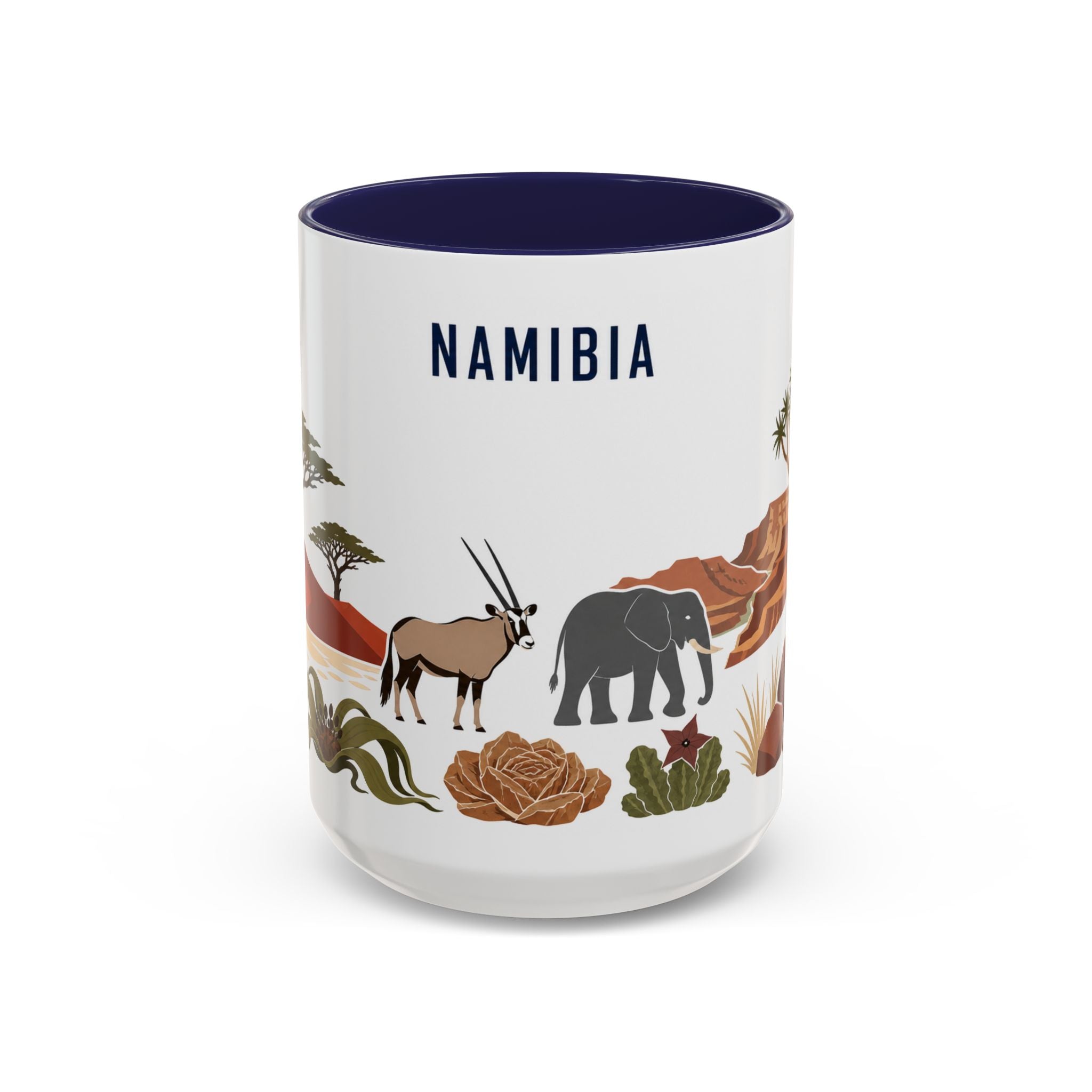 Namibia Coffee Mug | Travel Souvenir Accent Mug | Country Gift Ceramic Cup 11oz 15oz