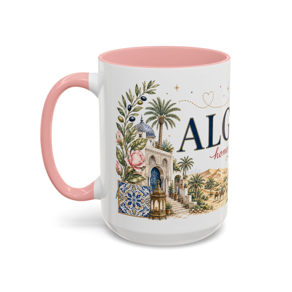 Algeria Home Country Mug | Moving Away Gift | Long Distance Friendship | 11 oz 15 oz Accent Mug