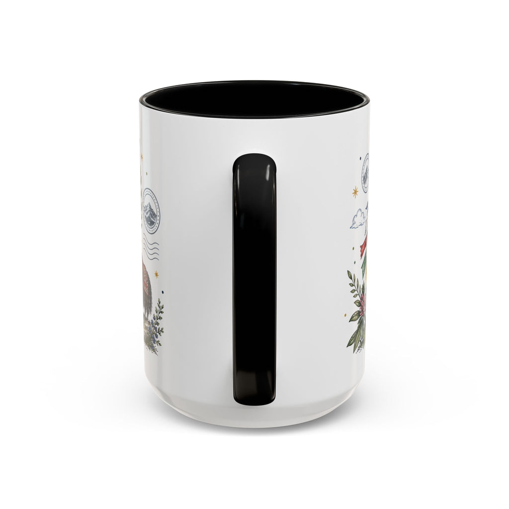 Himalaya Coffee Mug | Travel Destination Souvenir Gift | Accent Color Ceramic 11oz 15oz