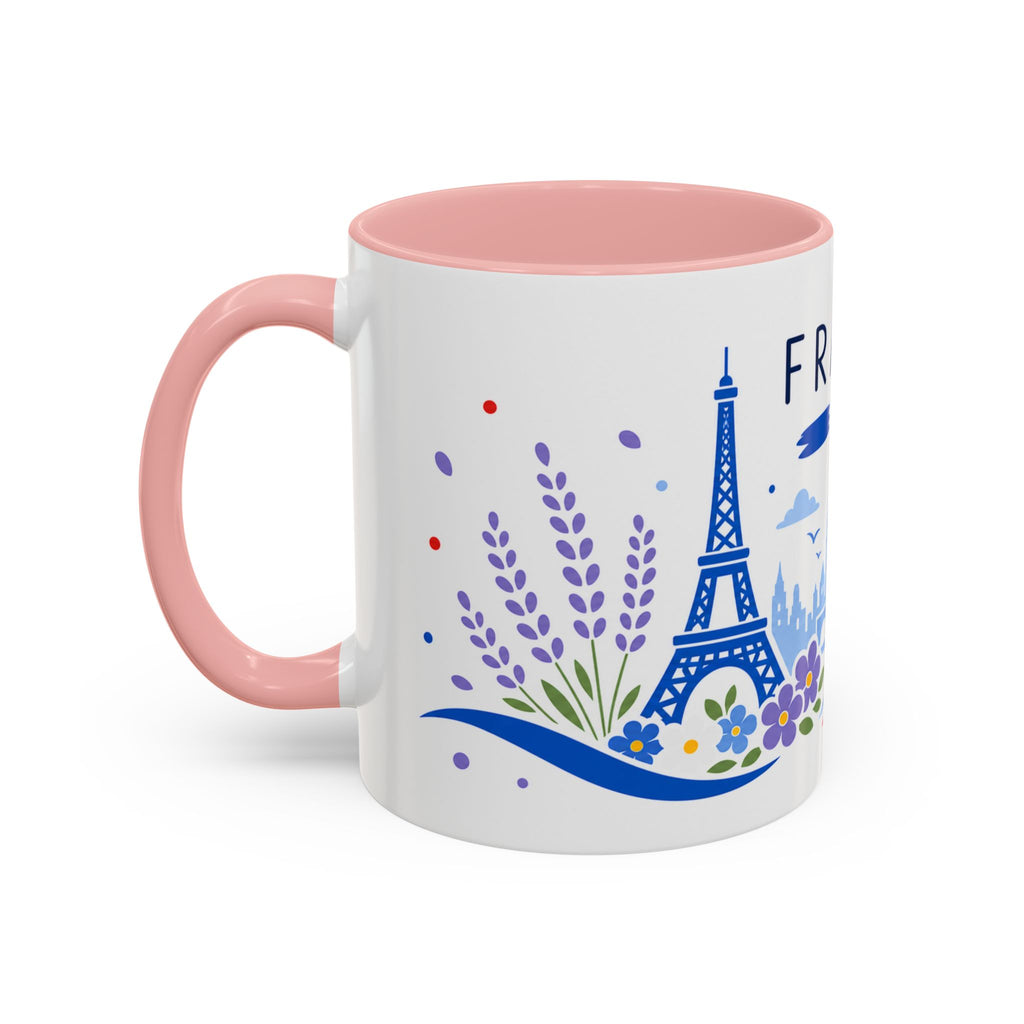 France Coffee Mug | Travel Souvenir Accent Mug | Country Gift Ceramic Cup 11oz 15oz