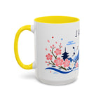 Japan Coffee Mug | Travel Souvenir Accent Mug | Country Gift Ceramic Cup 11oz 15oz