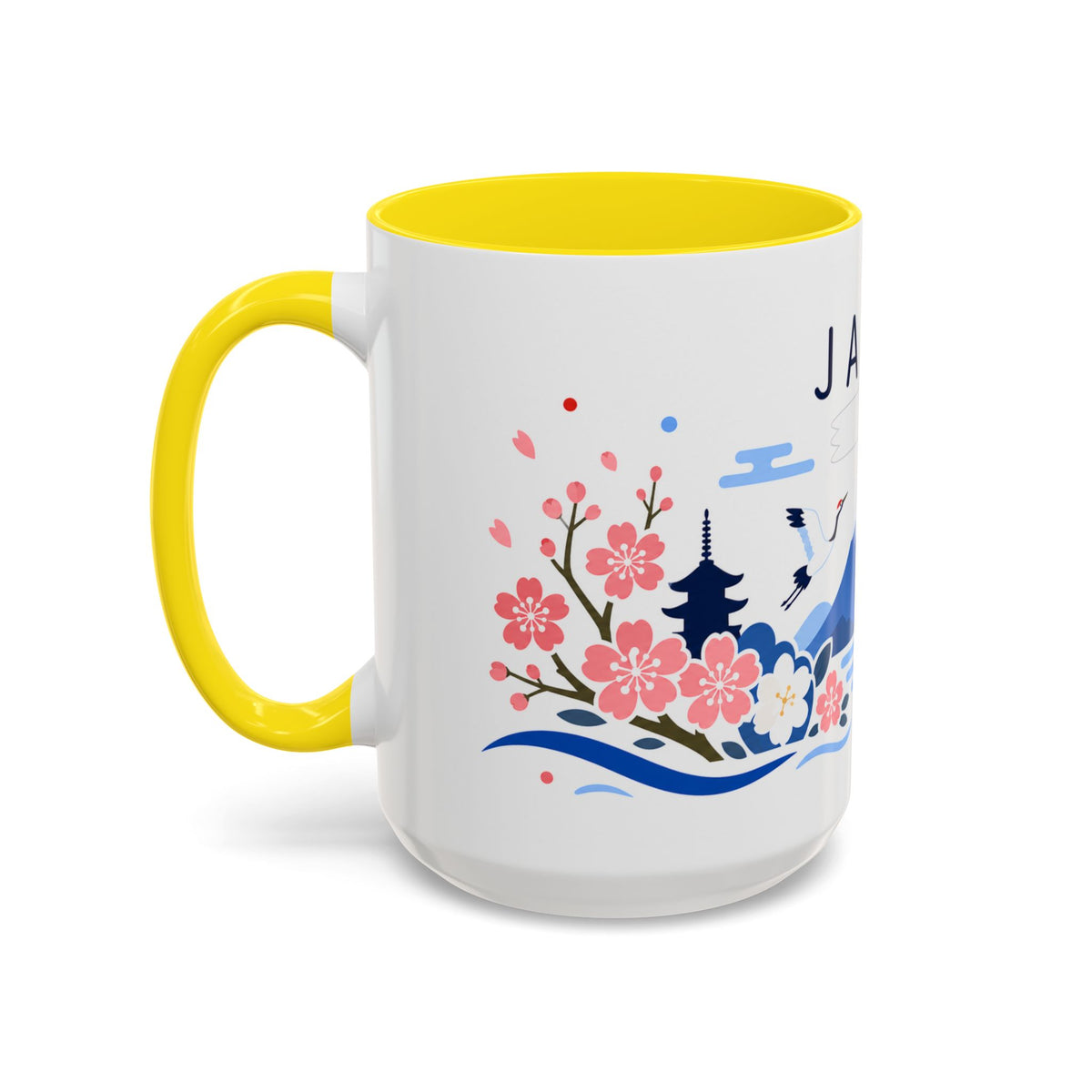 Japan Coffee Mug | Travel Souvenir Accent Mug | Country Gift Ceramic Cup 11oz 15oz