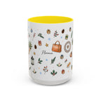 Florence Christmas Mug | Watercolor City Souvenir | Ceramic Coffee Cup (11oz 15oz)