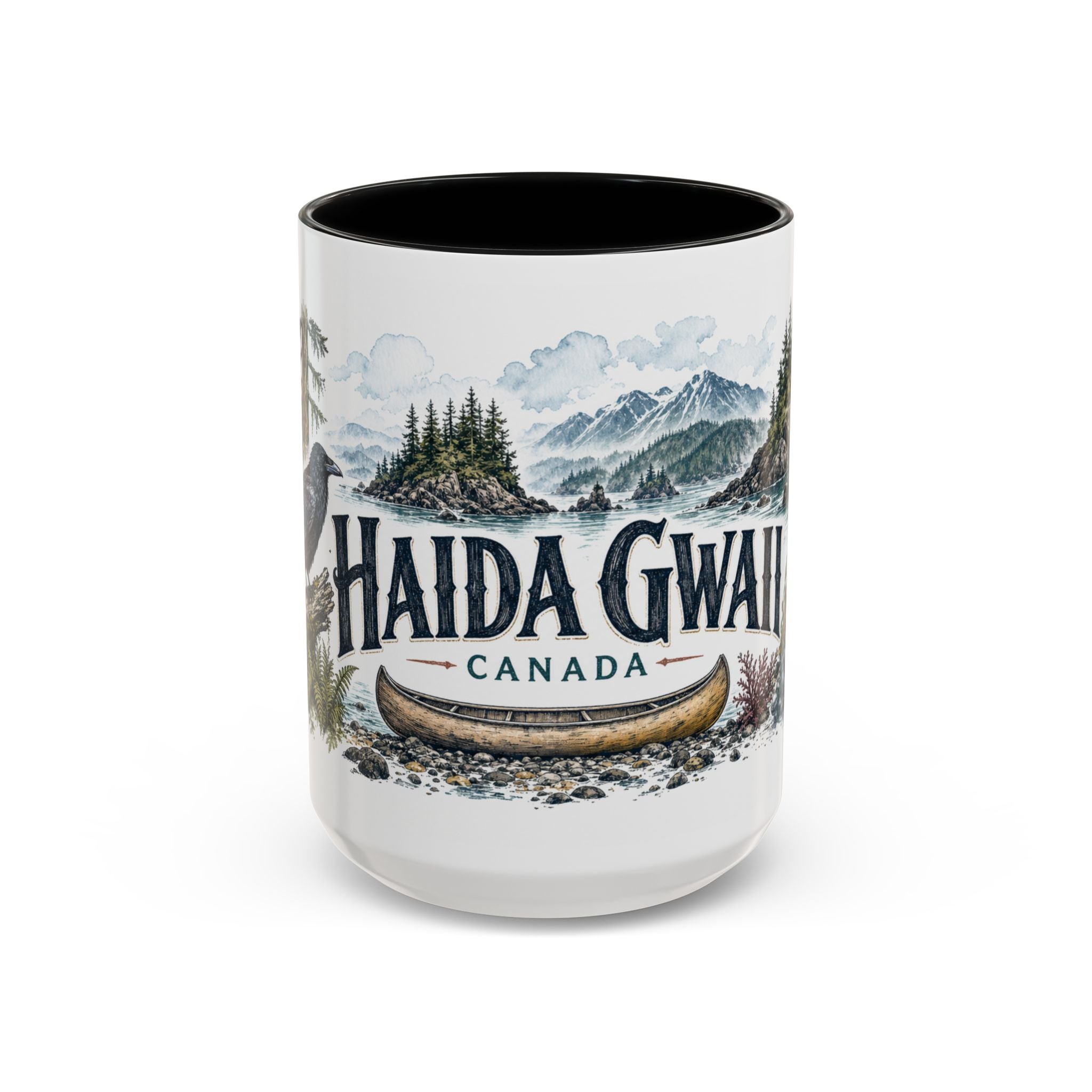 Haida Gwaii Mug, Canada Travel Souvenir, Bucket List Gift, Accent Ceramic Coffee Mug 11oz 15oz
