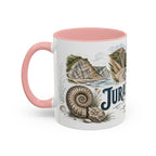 Jurassic Coast Mug, England Travel Souvenir, Bucket List Gift, Accent Ceramic Coffee Mug 11oz 15oz