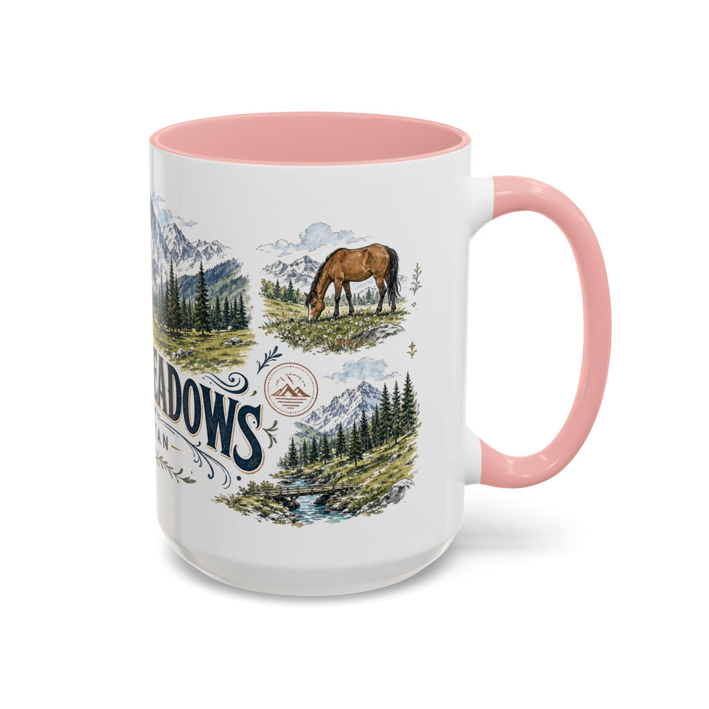 Fairy Meadows Mug, Pakistan Travel Souvenir, Bucket List Gift, Accent Ceramic Coffee Mug 11oz 15oz