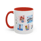Venice Coffee Mug | Postage Stamp Collage Mug | Travel Souvenir Accent Cup 11oz 15oz