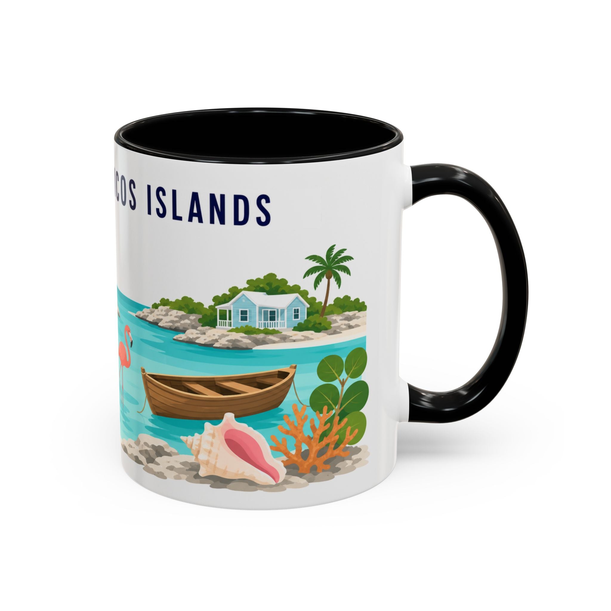 Turks and Caicos Islands Coffee Mug | Travel Souvenir Accent Mug | Country Gift Ceramic Cup 11oz 15oz