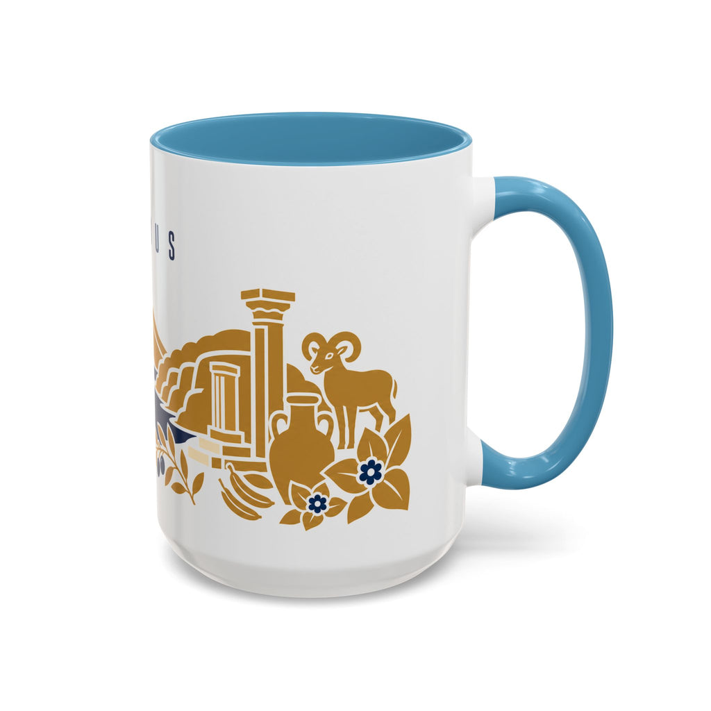 Cyprus Coffee Mug | Travel Souvenir Accent Mug | Country Gift Ceramic Cup 11oz 15oz