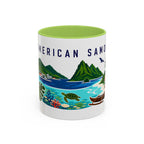 American Samoa Coffee Mug | Travel Souvenir Accent Mug | Country Gift Ceramic Cup 11oz 15oz