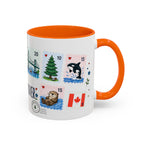 Vancouver Coffee Mug | Postage Stamp Collage Mug | Travel Souvenir Accent Cup 11oz 15oz