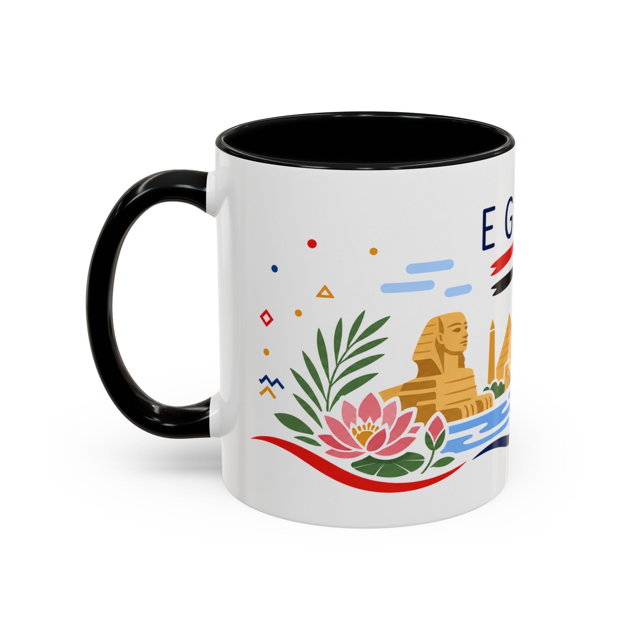 Egypt Coffee Mug | Travel Souvenir Accent Mug | Country Gift Ceramic Cup 11oz 15oz
