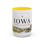 Iowa State Mug | Home is Never Far Accent Mug (11oz or 15oz)