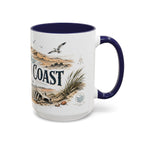 Skeleton Coast Mug, Namibia Travel Souvenir, Bucket List Gift, Accent Ceramic Coffee Mug 11oz 15oz