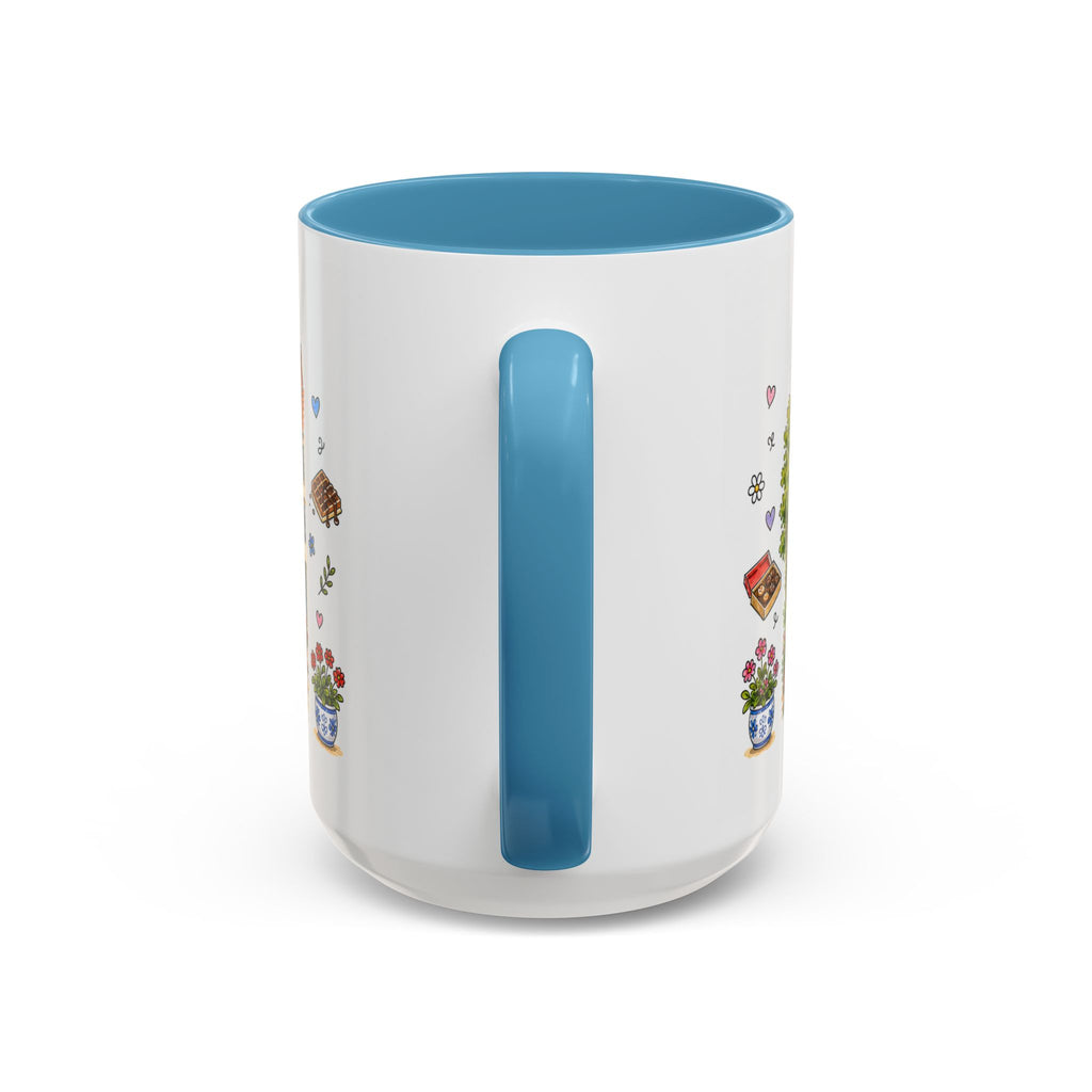 Bruges Illustrated Travel Mug | Belgium Souvenir Accent Coffee Mug | 11oz 15oz Ceramic Cup