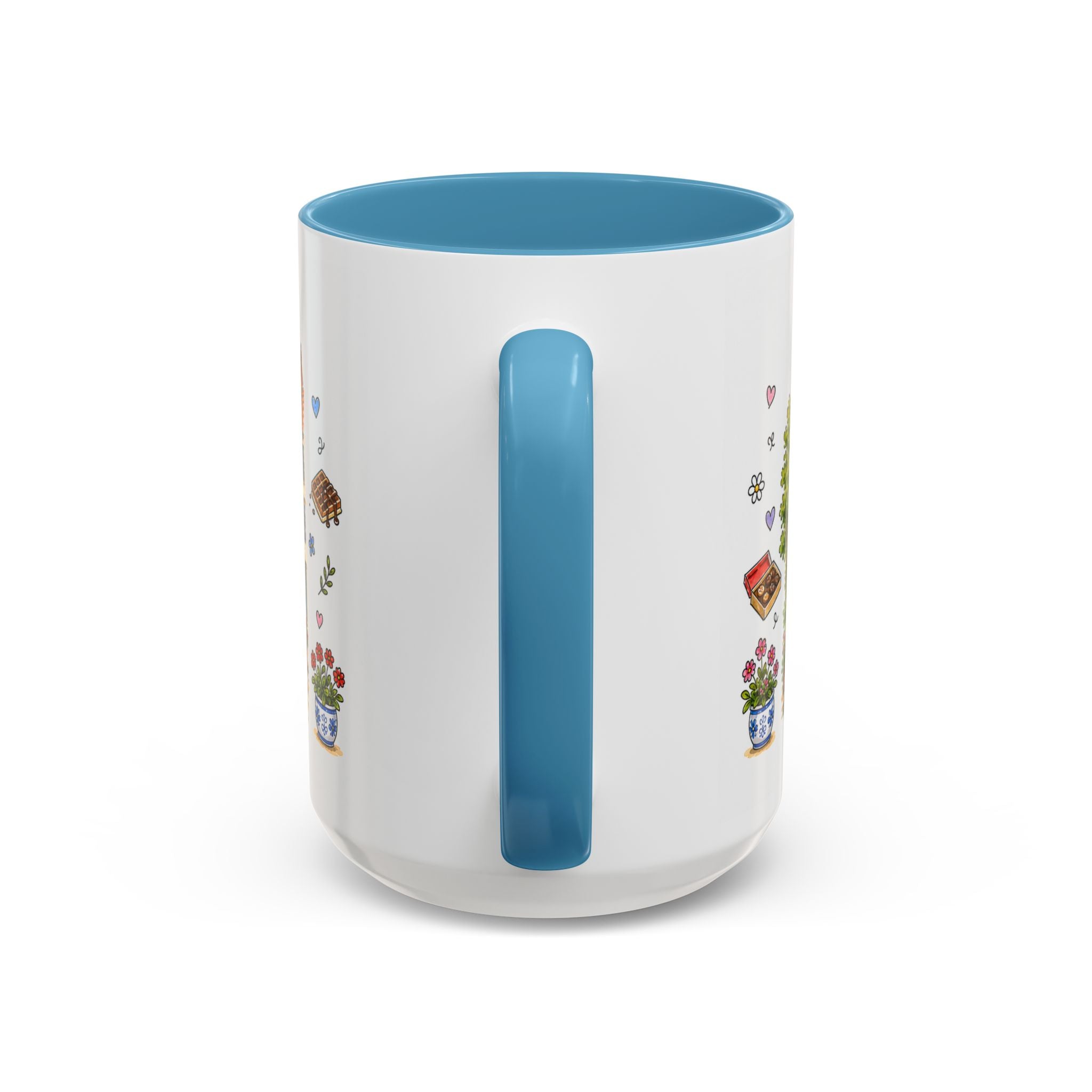 Bruges Illustrated Travel Mug | Belgium Souvenir Accent Coffee Mug | 11oz 15oz Ceramic Cup