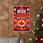 Canada Soccer Poster | Rally Fan Art Print | 2026 Soccer Wall Decor