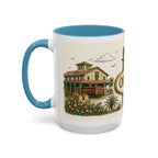 Orlando Coffee Mug | United States Travel Souvenir | Vintage Illustrated City Gift | 11 oz 15 oz Accent Mug