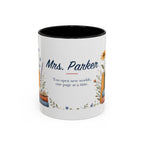 Personalized Reading Teacher Mug | Custom Name Book Lover Coffee Cup | Teacher Appreciation Gift