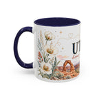 Utah Home State Mug | Moving Away Gift | Long Distance Friendship Coffee Cup | 11oz 15oz Accent Mug