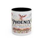 Phoenix Coffee Mug | Arizona Souvenir City Gift | Accent Color Ceramic 11oz 15oz