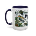 Iguazu Falls Coffee Mug | Travel Destination Souvenir Gift | Accent Color Ceramic 11oz 15oz