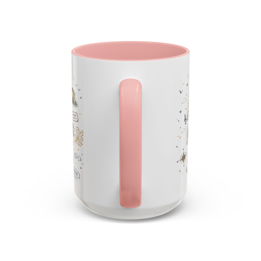 Vienna Coffee Mug | Austria Souvenir Travel Gift | Accent Color Ceramic 11oz 15oz
