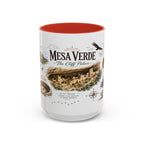 Mesa Verde National Park Coffee Mug | Colorado Ancient Cliff Dwellings Gift | Accent Color Ceramic 11oz 15oz