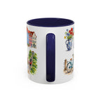 Heidelberg Illustrated Travel Mug | City Souvenir Accent Coffee Mug | 11oz 15oz Ceramic Cup