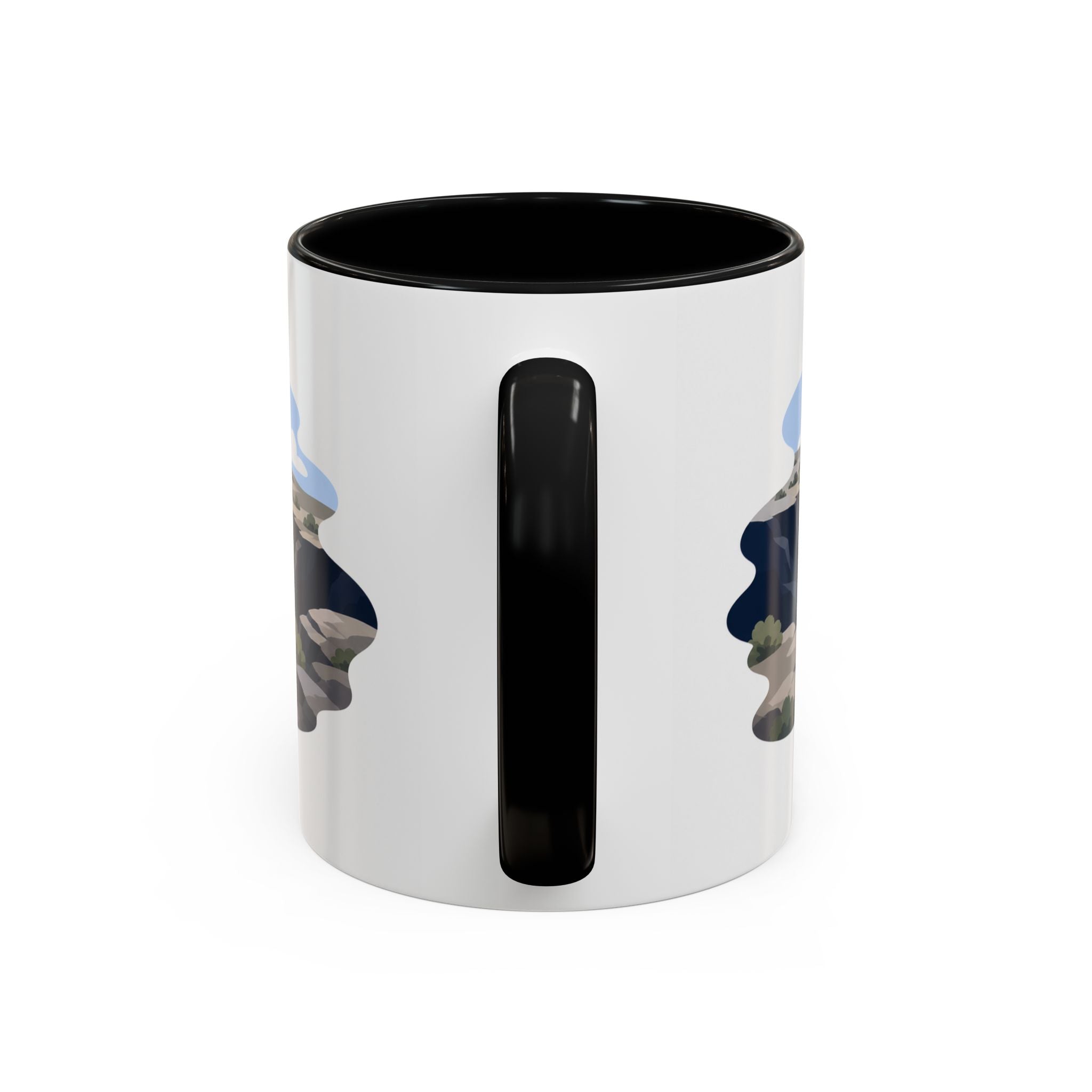 Black Canyon of the Gunnison National Park Coffee Mug | Solid Color Block Park Souvenir | 11oz 15oz Accent Mug