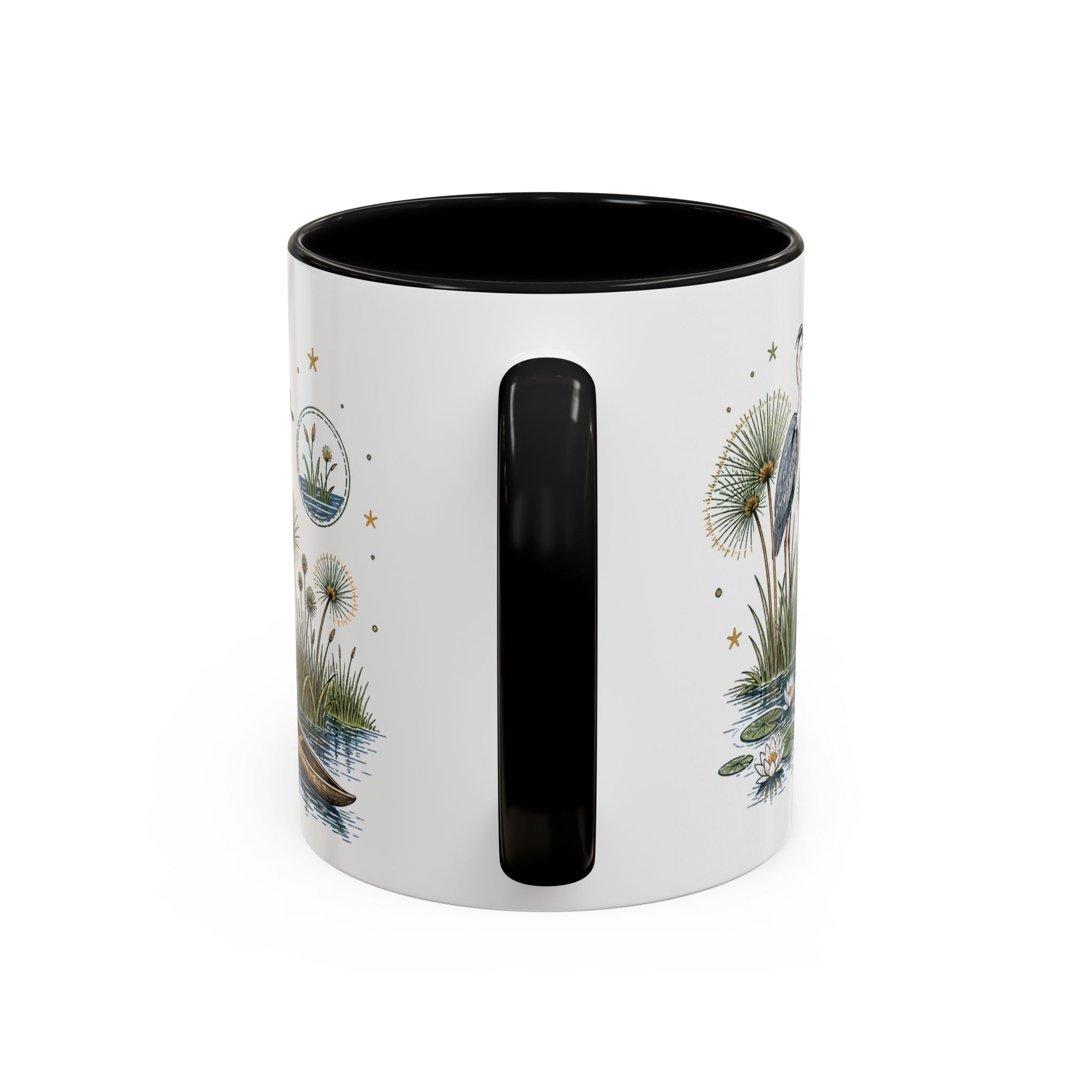 Okavango Delta Coffee Mug | Travel Destination Souvenir Gift | Accent Color Ceramic 11oz 15oz