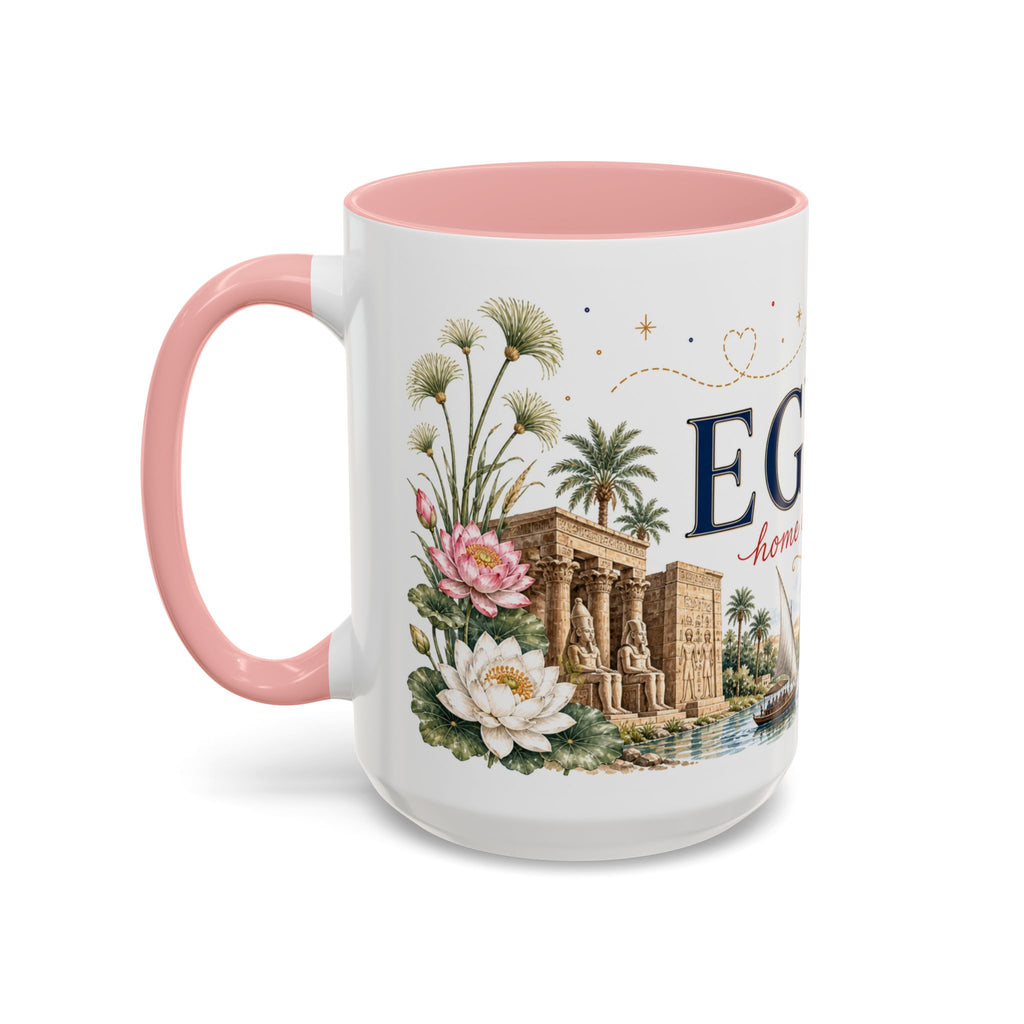 Egypt Home Country Mug | Moving Away Gift | Long Distance Friendship | 11 oz 15 oz Accent Mug