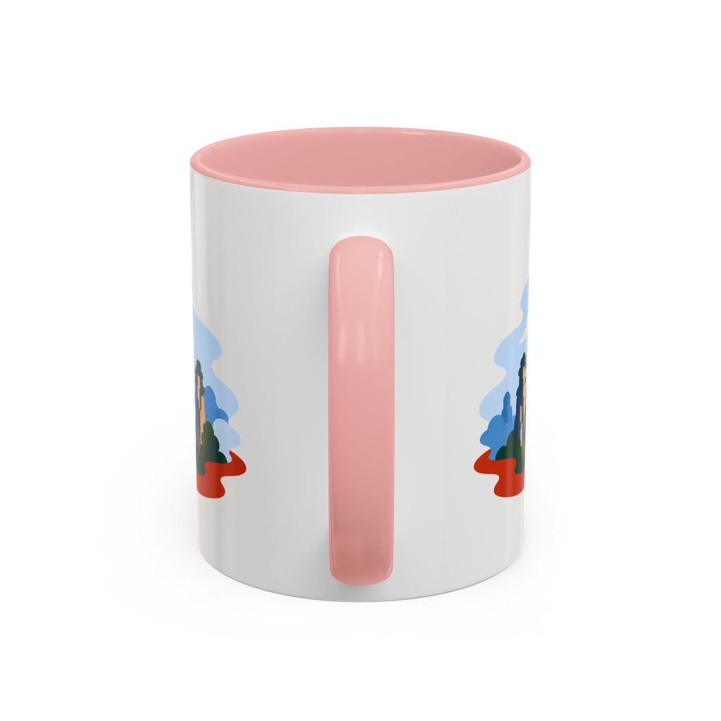 Zhangjiajie Coffee Mug | Travel Destination Souvenir Gift | Accent Color Ceramic 11oz 15oz
