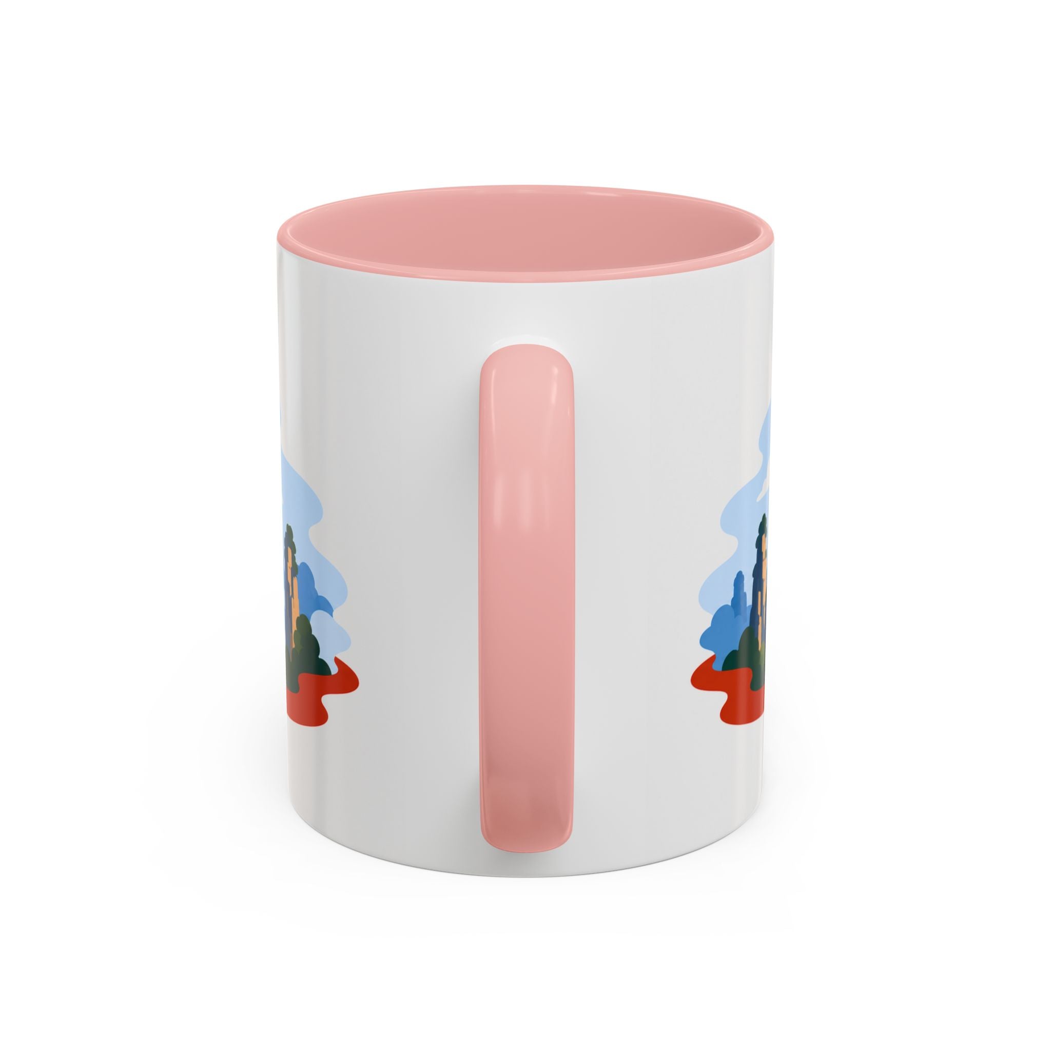 Zhangjiajie Coffee Mug | Travel Destination Souvenir Gift | Accent Color Ceramic 11oz 15oz