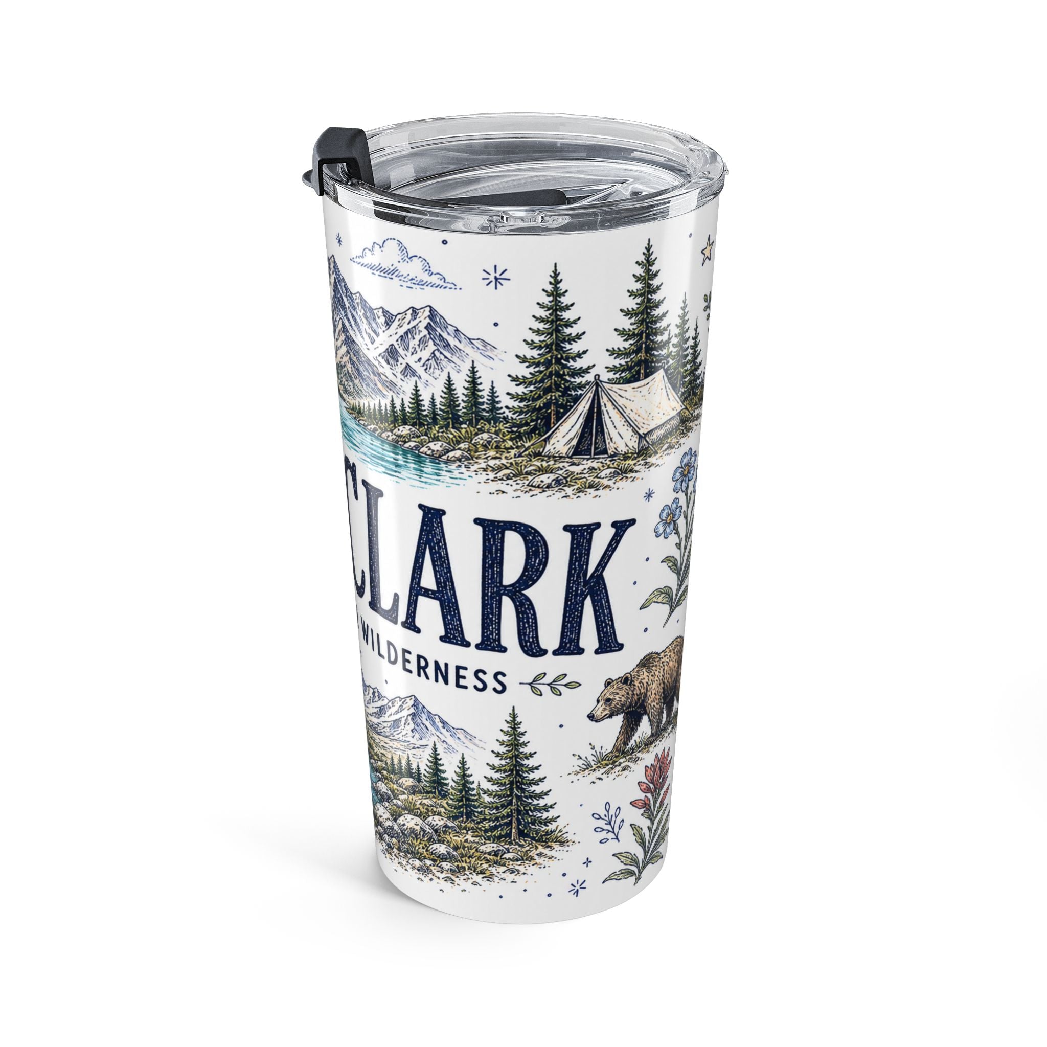 Lake Clark National Park 20oz Tumbler | Alaska Fly-in Wilderness Adventure Gift | Insulated Stainless Steel Travel Cup