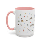Austin Christmas Mug | Watercolor Travel Souvenir | Holiday Gift | Accent Ceramic Coffee Cup 11oz 15oz