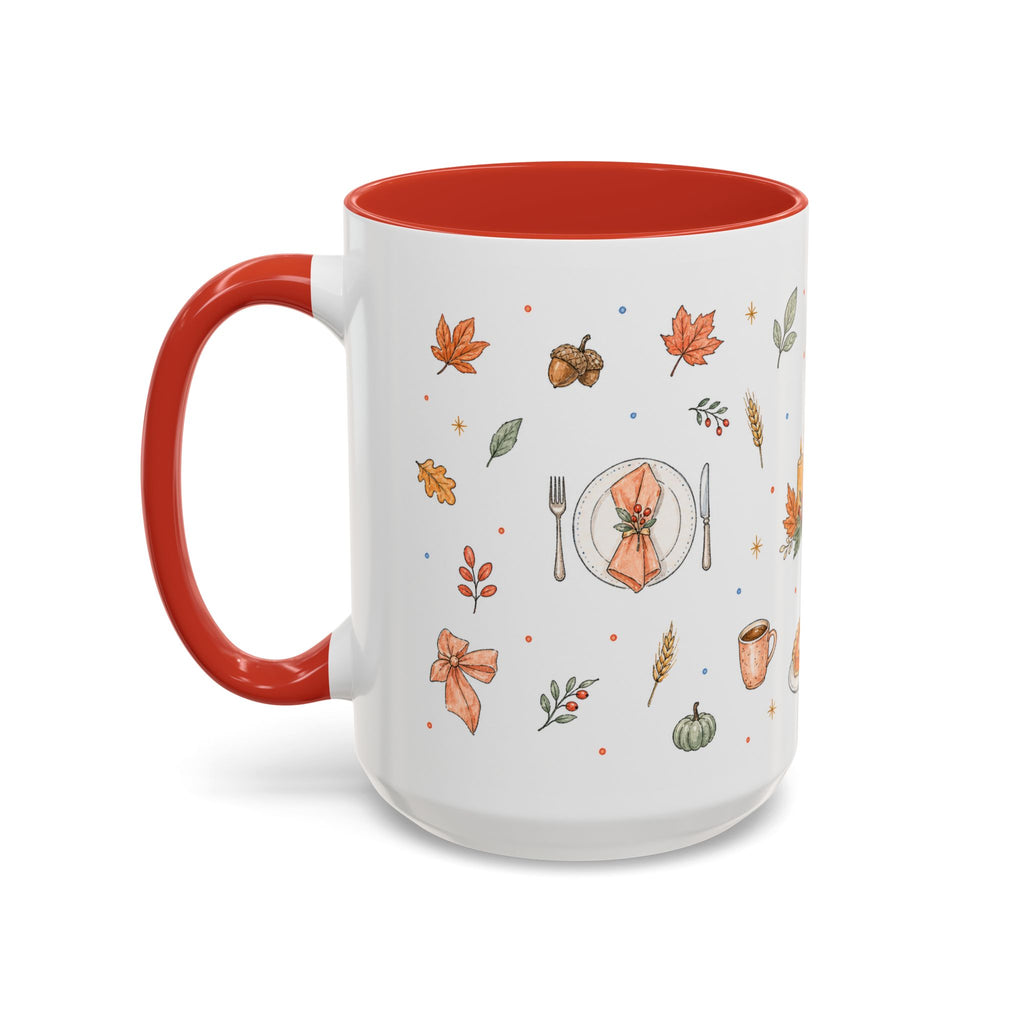 Thanksgiving Host Mug | Cozy Watercolor Gathering Gift | Autumn Accent Cup 11oz 15oz