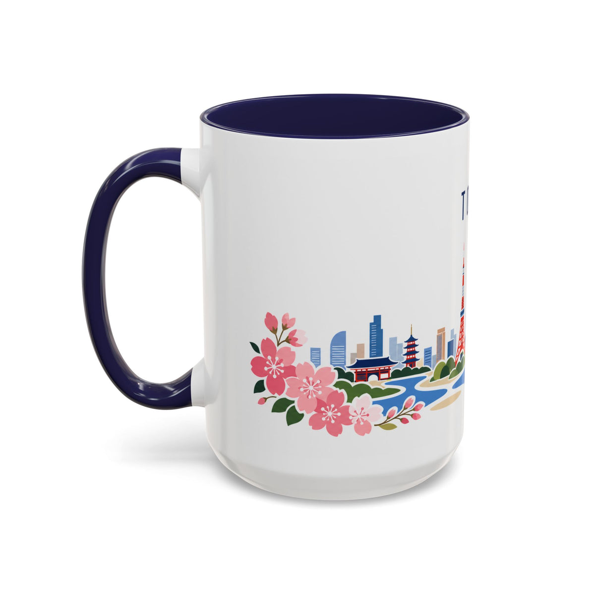 Tokyo Coffee Mug | Japan Travel Souvenir | Porcelain Decal City Gift | 11oz 15oz Accent Mug