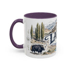 Ladakh Mug, India Travel Souvenir, Bucket List Gift, Accent Ceramic Coffee Mug 11oz 15oz