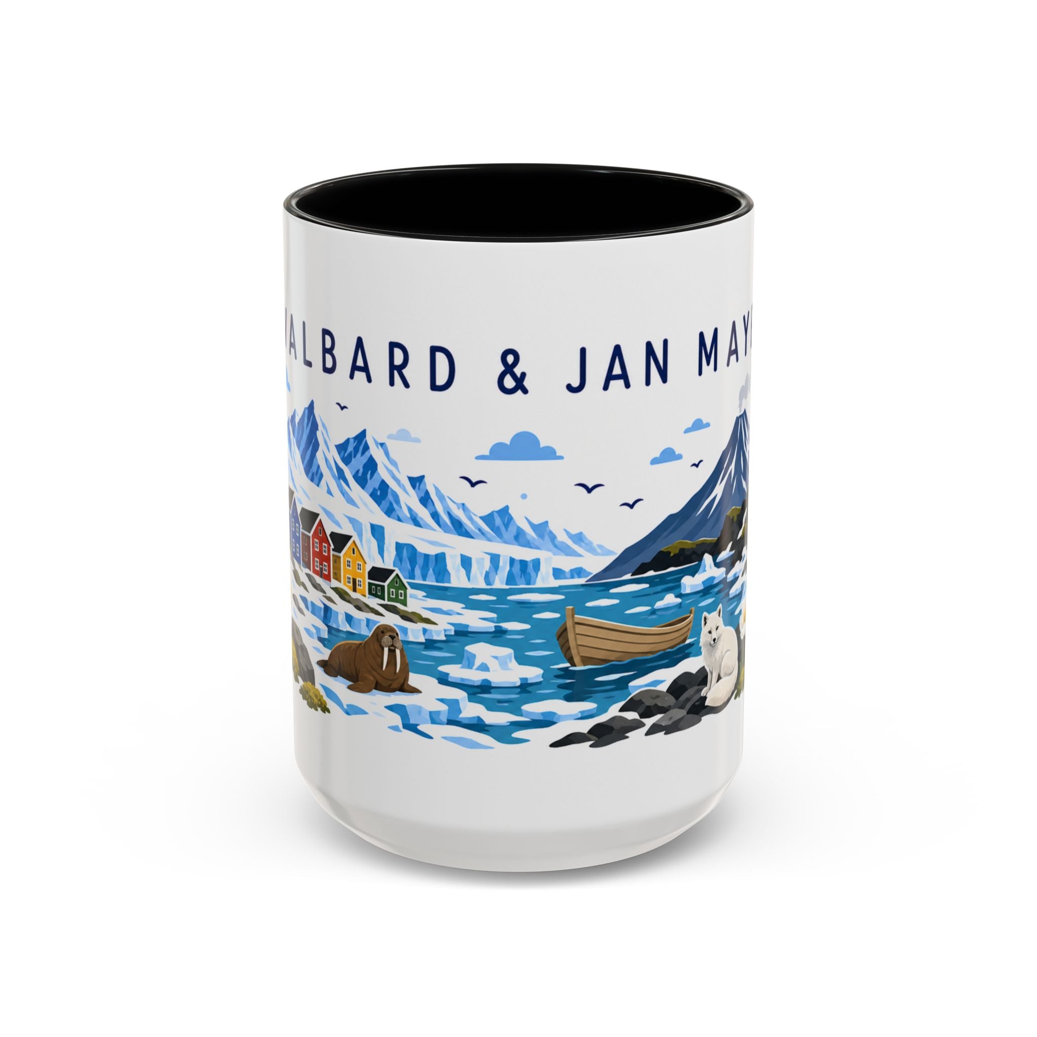 Svalbard & Jan Mayen Coffee Mug | Travel Souvenir Accent Mug | Country Gift Ceramic Cup 11oz 15oz