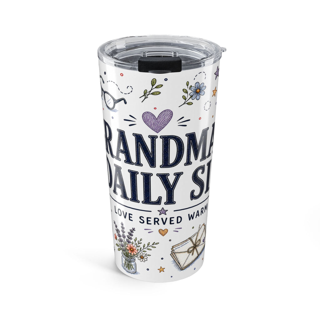 Grandma Daily Sip 20oz Tumbler | Grandma Gift | Insulated Stainless Steel Travel Cup