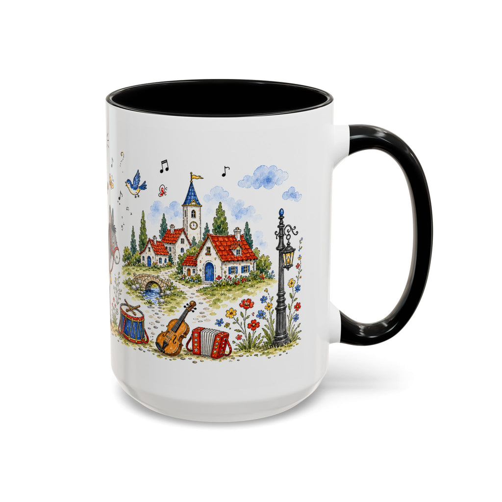 Bremen Town Musicians Mug | Storybook Accent Coffee Mug | EveryLegend