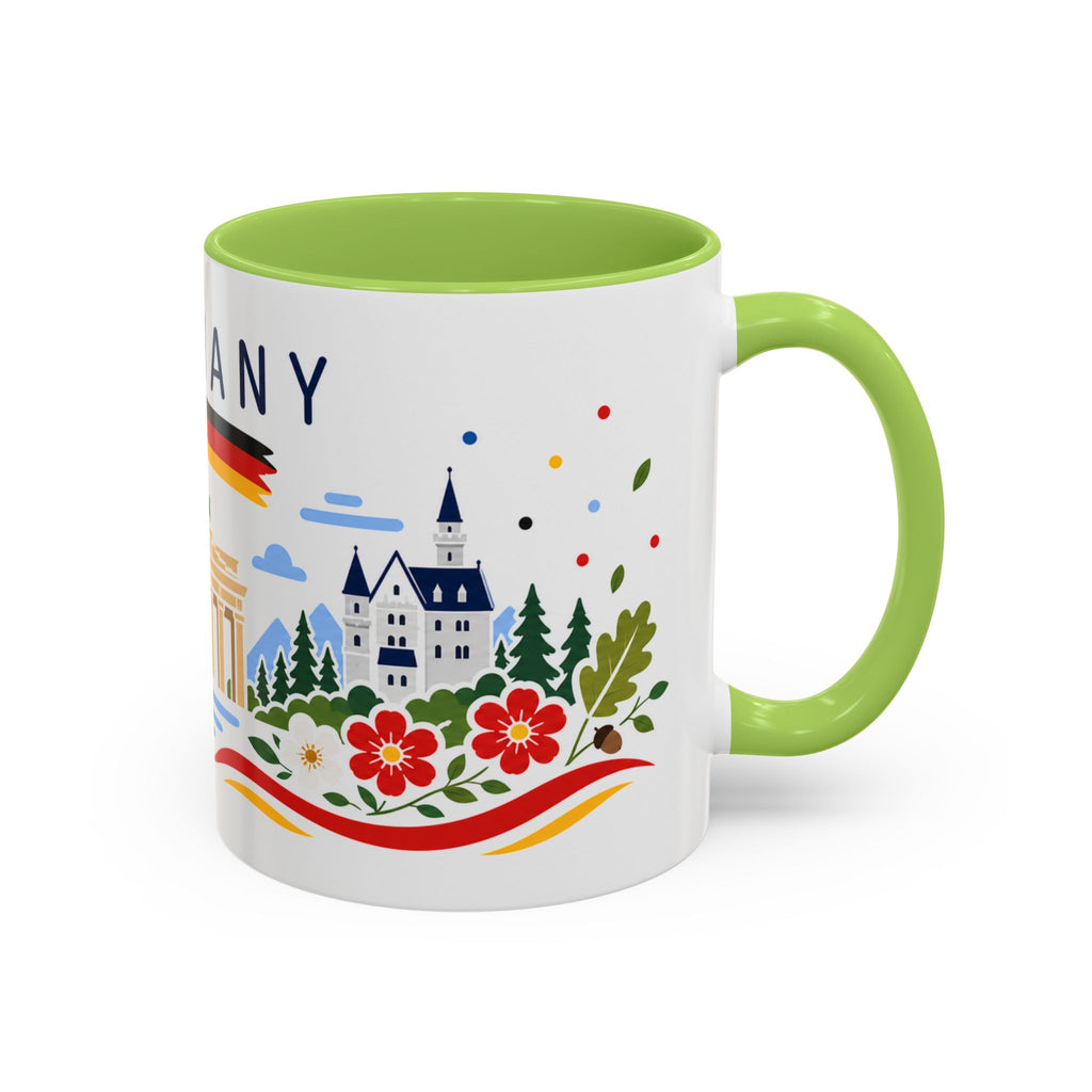 Germany Coffee Mug | Travel Souvenir Accent Mug | Country Gift Ceramic Cup 11oz 15oz