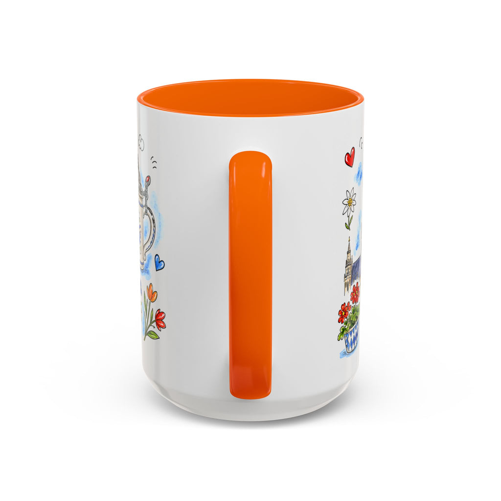 Munich Travel Mug | European City Souvenir Accent Coffee Mug | 11oz 15oz Ceramic Cup