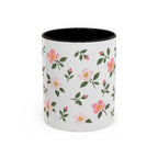 Iowa Wild Rose Mug, State Flower Floral Coffee Cup, 11oz Botanical Gift