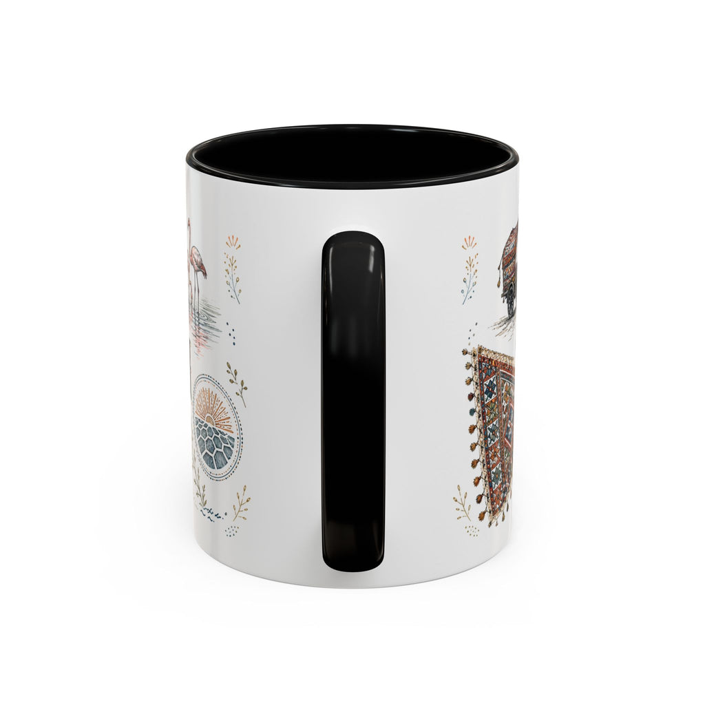 Rann of Kutch Mug, India Travel Souvenir, Bucket List Gift, Accent Ceramic Coffee Mug 11oz 15oz
