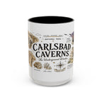 Carlsbad Caverns National Park Coffee Mug | New Mexico Cave Exploration Bat Gift | Accent Color Ceramic 11oz 15oz